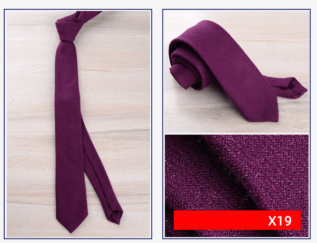 Wool Tie Men Formal Wear England - MRSLM