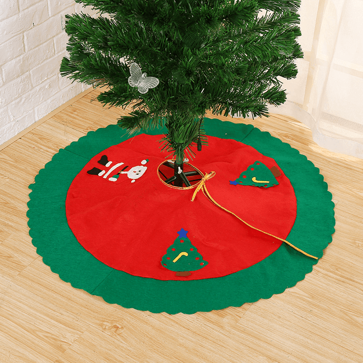 90CM Christmas Tree Decorations Carpet Party Ornament for Home Non-Woven Xmas - MRSLM