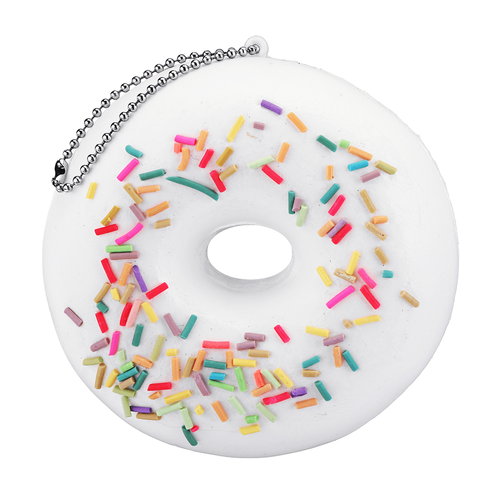 Cake Squishy Chocolate Donuts 9CM Scented Doughnuts Squeeze Jumbo Gift Collection with Packaging - MRSLM