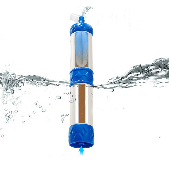 1000L Water Filter Portable Purifier Cleaner Emergency Camping Travel Safety Survival Hydration Drinking Tool - MRSLM