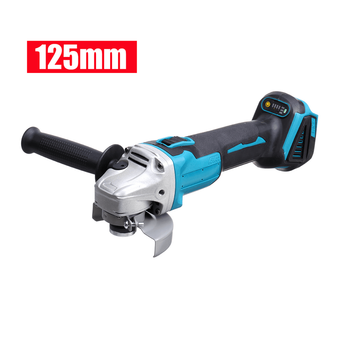 800W 4 Speed Brushless Angle Grinder 100Mm/125Mm Electric Grinding Cutting Polishing Machine Adapted to Makita Battery - MRSLM