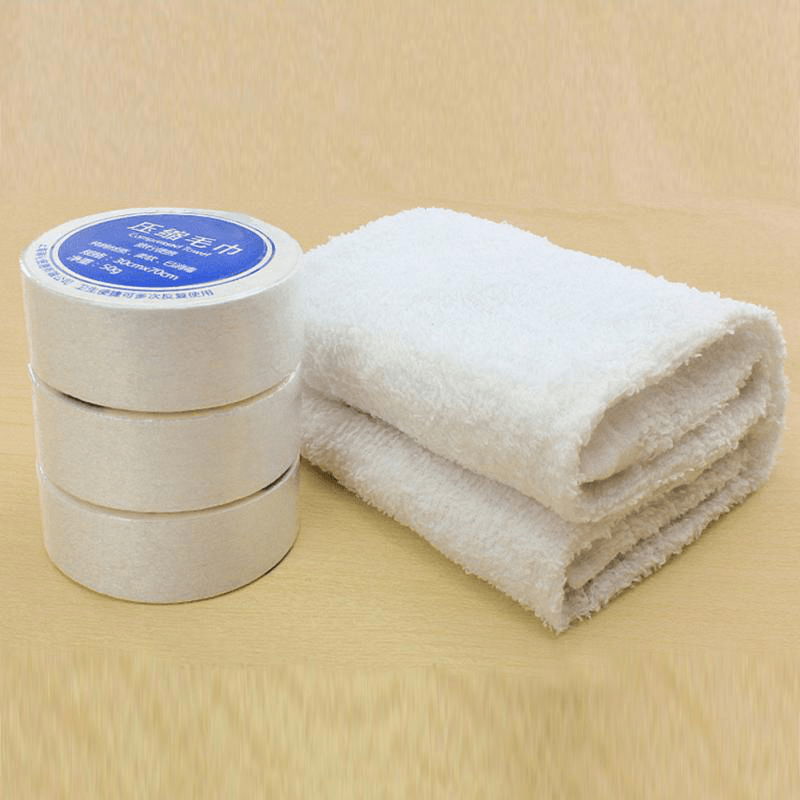 Compressed Towel Magic Outdoor Travel Wipe 30*70CM Soft Cotton Expandable Just Add Water Towels Space Saving Portable Towels Cotton Hotels Camping Trip Practical Easy Carry Portable Towels - MRSLM