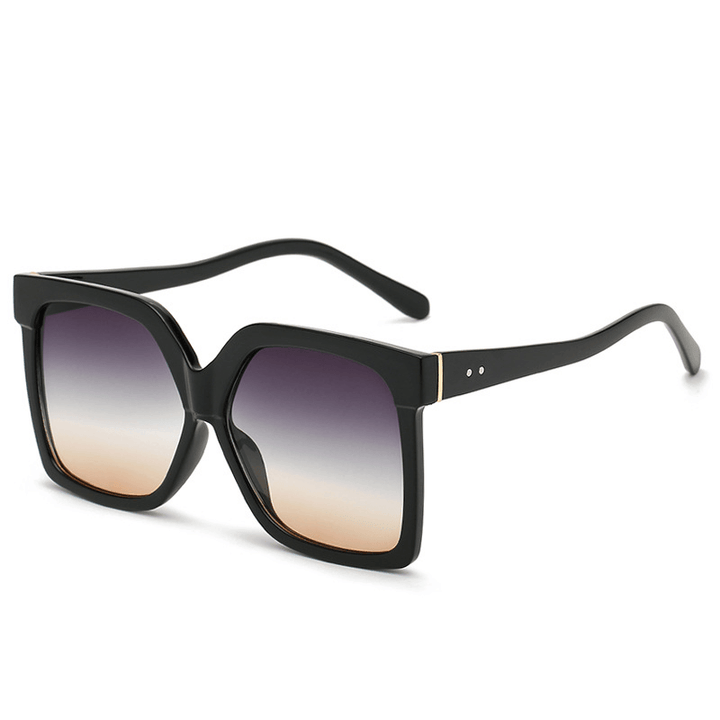 Retro Big Box New Sunglasses Contrast Color Sunglasses - MRSLM