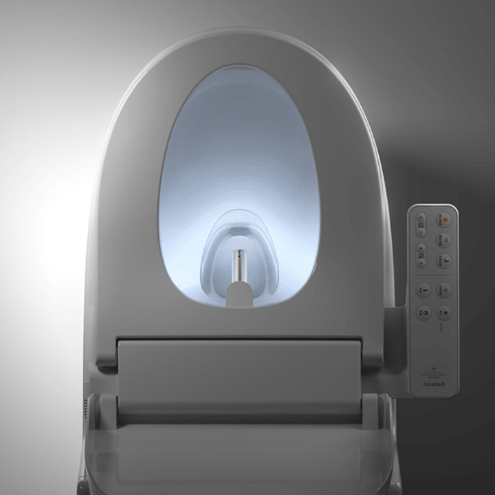 SMARTMI Multifunctional Smart Toilet Seat Covers LED Night Light 4-Grade Adjust Electronic Bidet - MRSLM