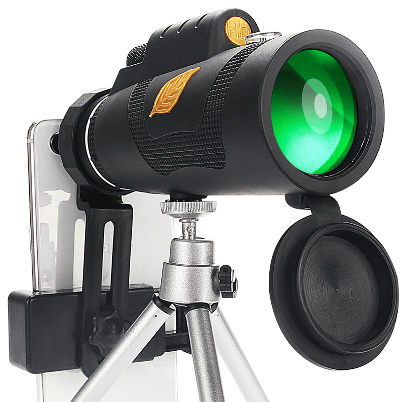 Moge 12X50 Powerful Telescope Set 20Mm Ocular FMC Film HD Professional Monocular with Tripod Phone Holder - MRSLM
