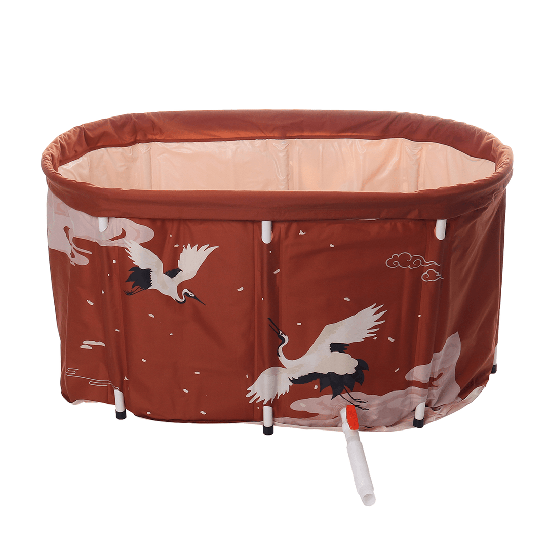 Crane Folding Bathtub Water Tub Indoor Outdoor Portable Adult Spa Bath Bucket - MRSLM