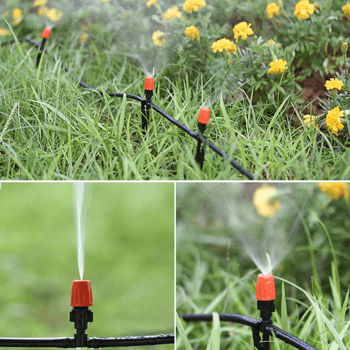 Micro Irrigation Drip System Watering Drip Irrigation DIY Irrigation Reducing Tee Orange Spray Nozzles Spray Nozzles Irrigation Kits - MRSLM