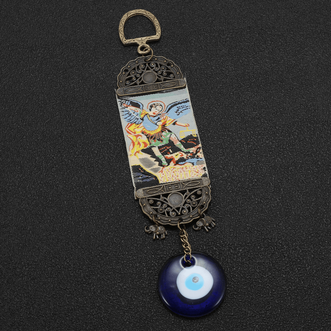 Turkish Blue Evil Eye Amulet Wall Hanging Home Decoration Lucky Protection Hanging Decorations - MRSLM