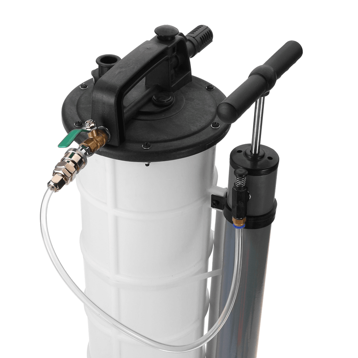 9L Manual Pneumatic Fluid Extractor Oil Transfer Car Engine Diesel Fuel Tank Liquid Extractor Transfer Pump - MRSLM