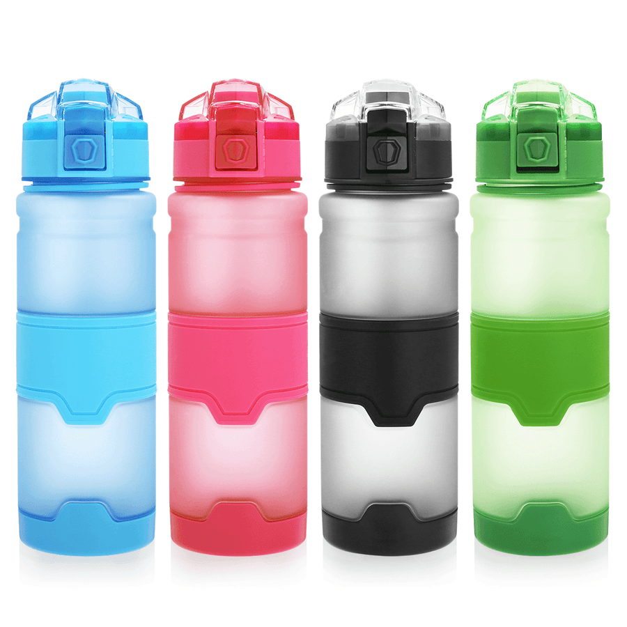 500ML Food Grade TRITAN Water Bottle Bouncy Lid Sports Bottle with Filter Portable Fitness School Yoga for Kids Adults - MRSLM