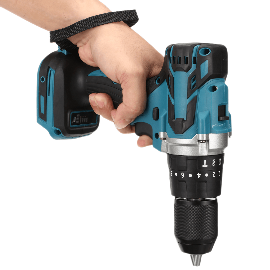 VIOLEWORKS 3 in 1 288VF Cordless Brushless Hammer Drill Speed Regulated Electric Screwdriver Impact Drill 20+3 Torque 13Mm - MRSLM