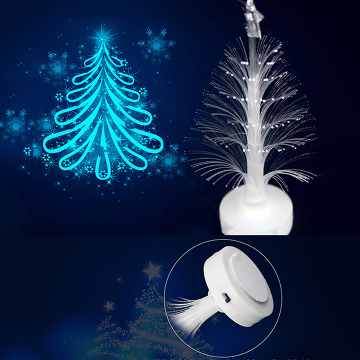 Colorful LED Fiber Optic Christmas Tree Light for Festival Party Decoration Night Light - MRSLM