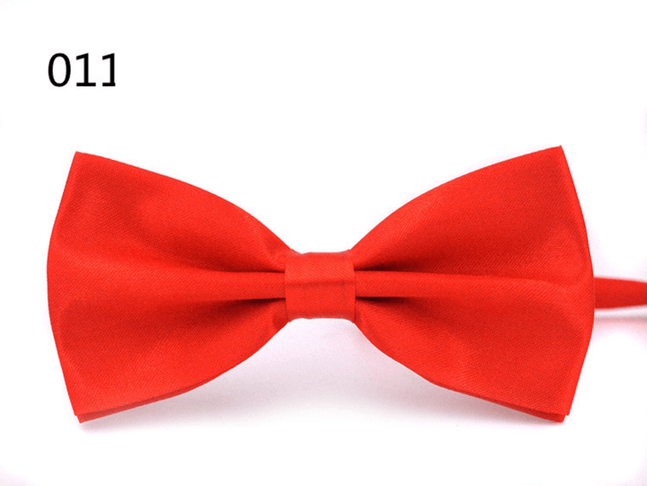 Bright Casual Men'S Solid Color Bow Tie - MRSLM