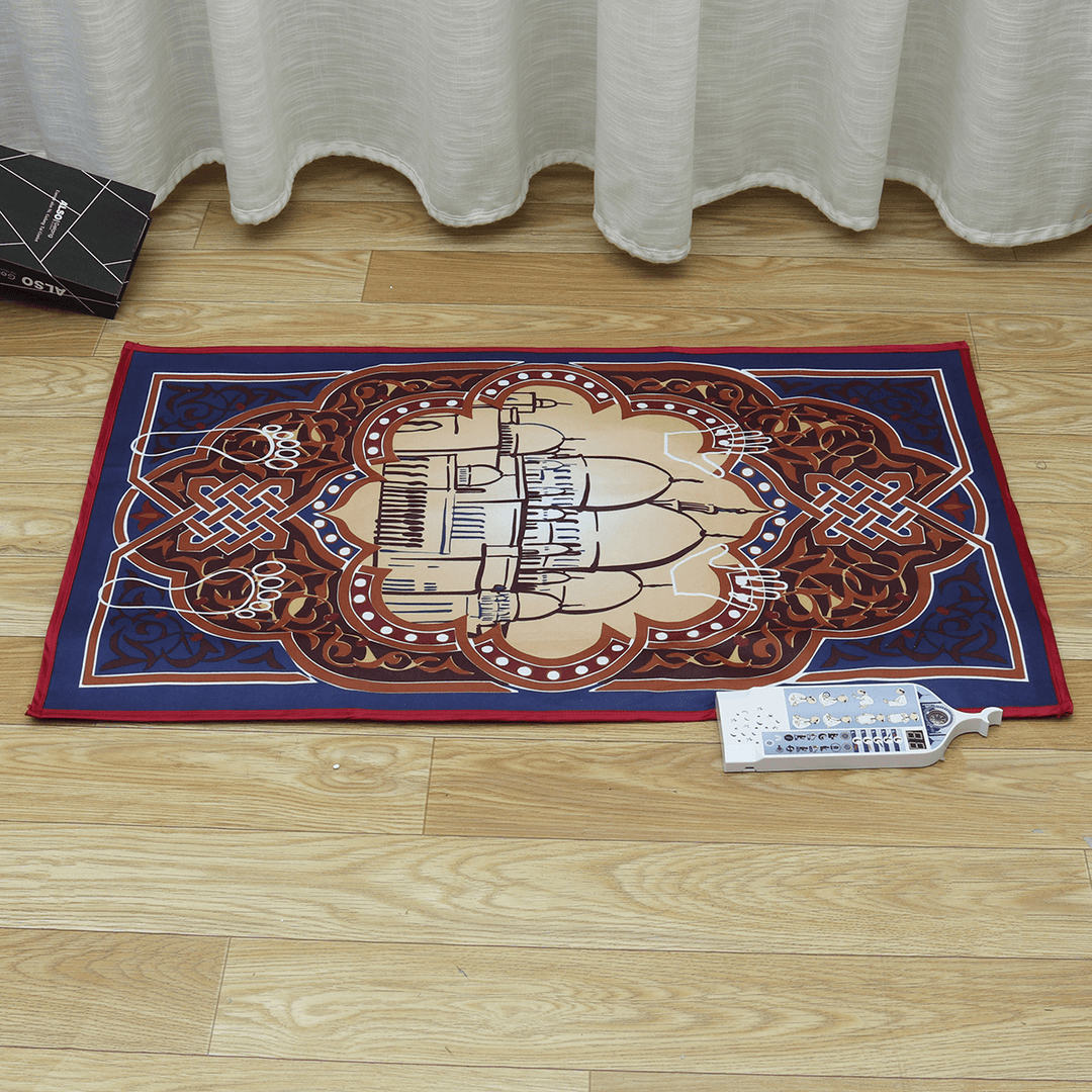 110X70Cm Islamic Worship Mat Electronic Prayer Blanket Smart Worship Blanket Electronic Worship Blanket - MRSLM