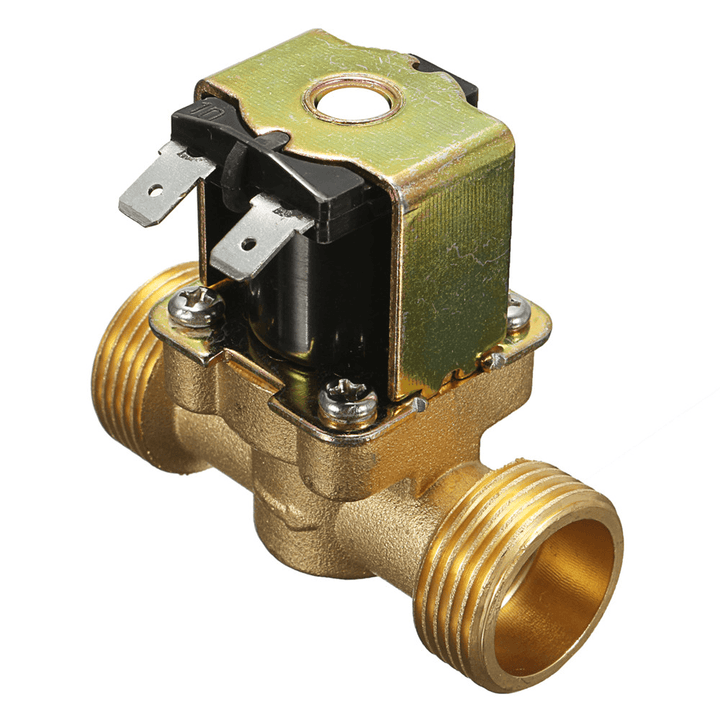 220V Normally Closed 2 Way Brass Electric Solenoid Valve for Air Water Valve - MRSLM