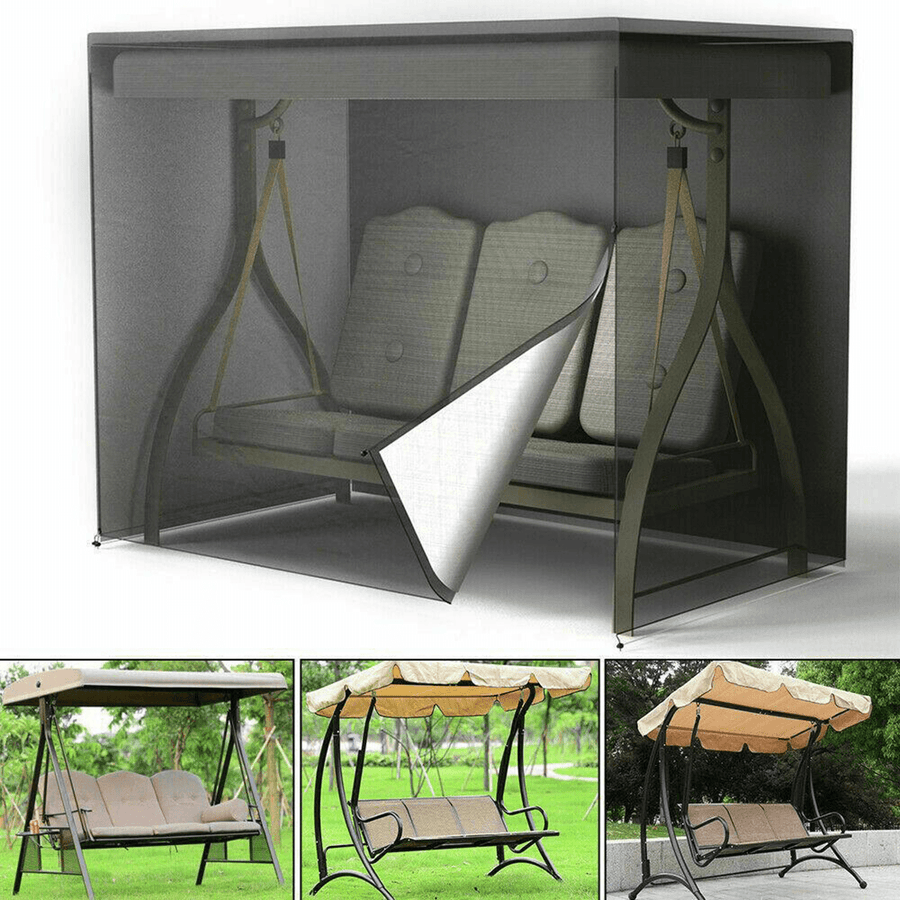 3-Seater Swing Seat Chair Hammock Cover Outdoor Garden Patio Furniture Protector - MRSLM