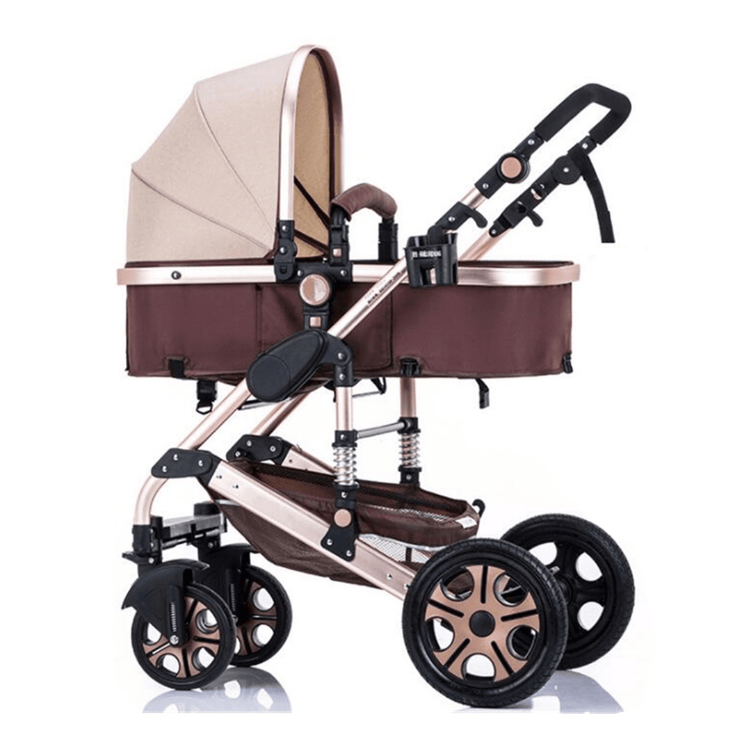Fashion Baby Stroller Newborn Carriage Infant Travel Car Foldable Pram Pushchair - MRSLM