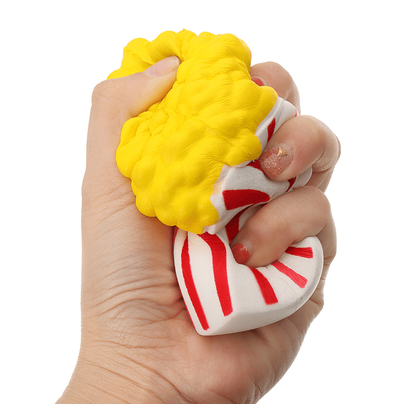 Sunny Popcorn Squishy 15CM Slow Rising with Packaging Cute Jumbo Soft Squeeze Strap Scented Toy - MRSLM