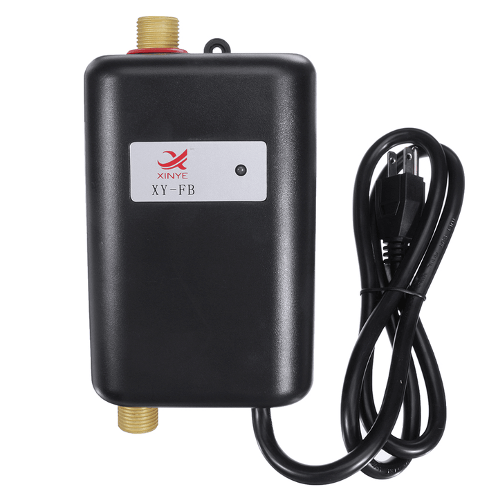 Electric Tankless Hot Water Heater Instant Heating for Bathroom Kitchen Washing with Indicator - MRSLM