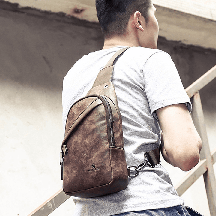 Vintage Casual Sling Bag Crossbody Bag Chest Bag for Men - MRSLM
