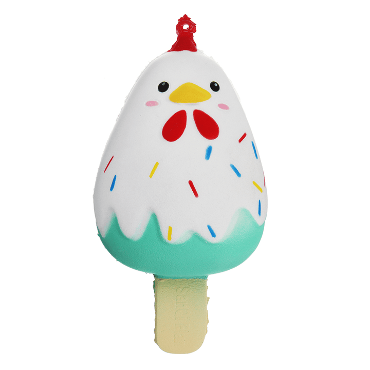 Sanqi Elan Chick Popsicle Ice-Lolly Squishy 12*6CM Licensed Slow Rising Soft Toy with Packaging - MRSLM