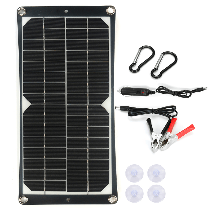 40W Flexible Monocrystalline Solar Panel 18V Battery Charger Kit for Car Van - MRSLM