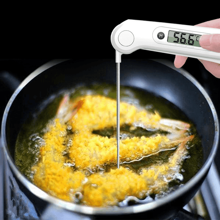 Minleaf ML-CT2 Kitchen Food Thermometer ±1°C Baby Milk Thermometer Backlight Display BBQ Thermometer - MRSLM