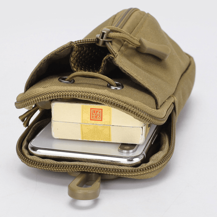 ZANLURE Military Nylon Waterproof Tactical Bag Portable Kettle Bag Phone Bag Waist Bag - MRSLM