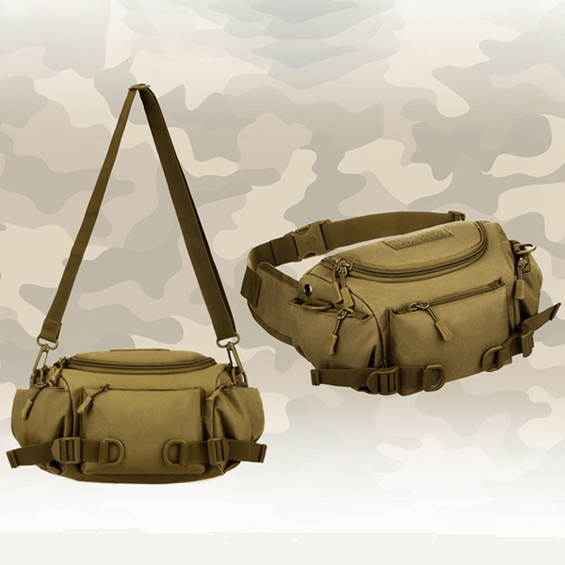 Nylon Outdoor Tactical Waist Bag Camping Fanny Pack Military Messenger Bags for Men - MRSLM