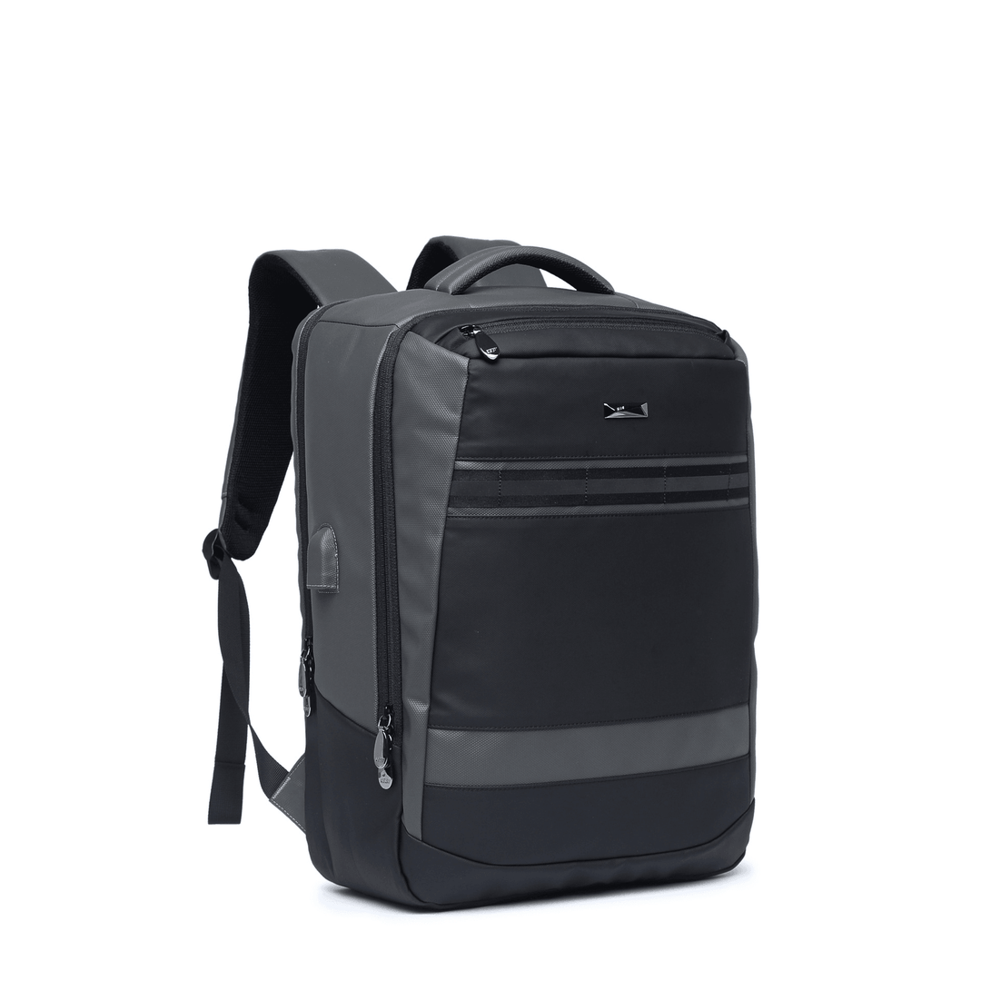 35L Large Capacity Men USB Charging Backpack for 15.6 Inch Laptop Shoulder Bag Male Pack for Outdoor Travel School Business - MRSLM