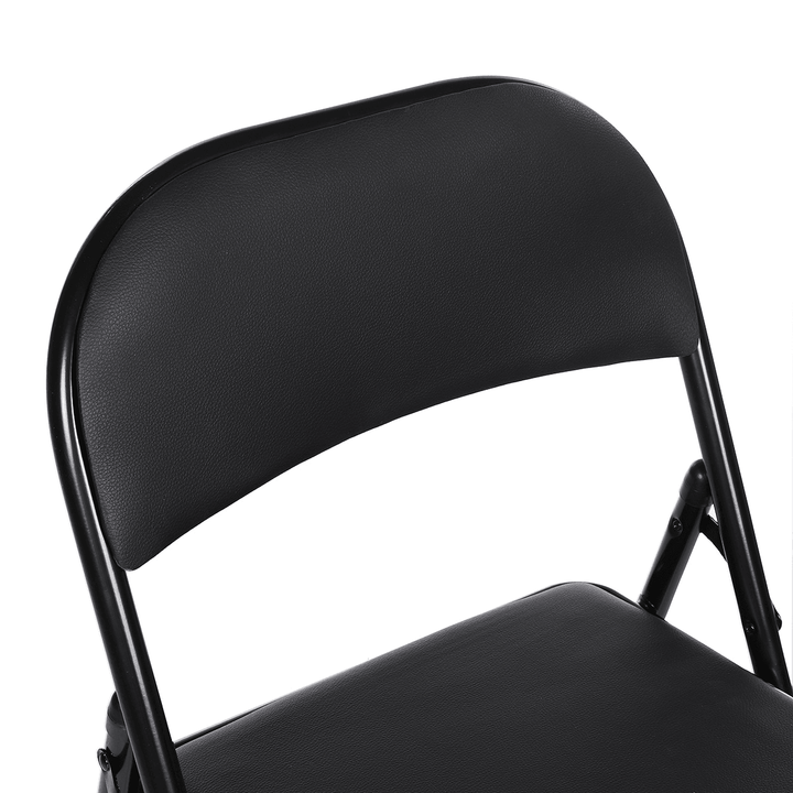 Folding Office Backrest Chair Simple Portable Computer Chair Stool with Two-Brace Support Meeting Room Dormitory Home Office Furniture - MRSLM