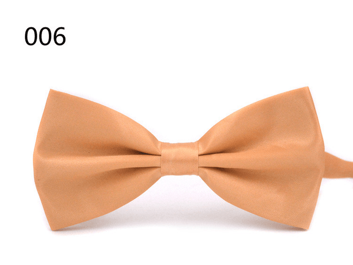 Bright Casual Men'S Solid Color Bow Tie - MRSLM