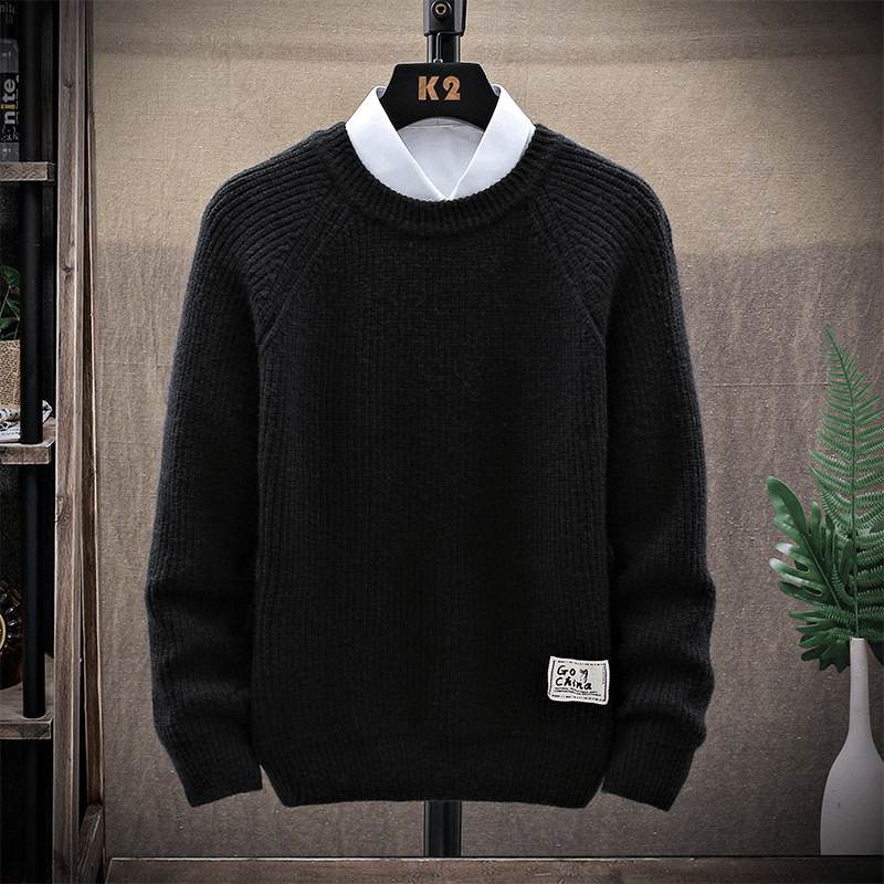Men's Trendy Casual Long-Sleeved Sweater - MRSLM