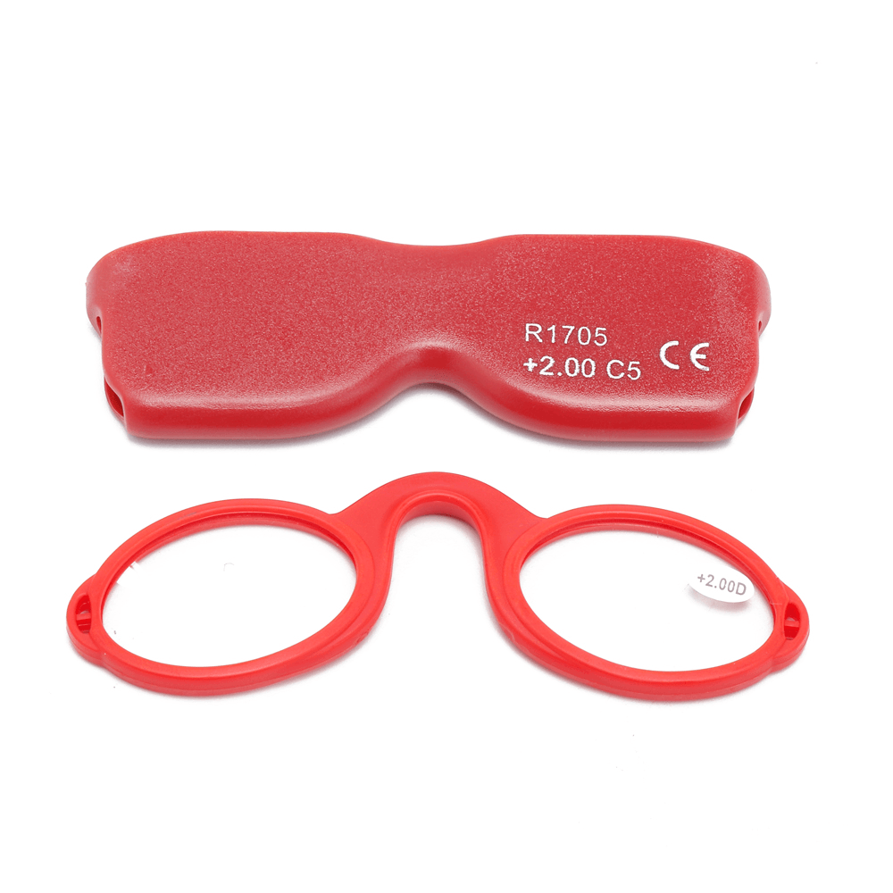 Unisex Portable Hanging Clear Lens Reading Glasses - MRSLM