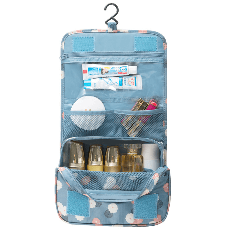 Ipree® Outdoor Travel Wash Bag Portable Waterproof Cosmetic Makeup Organizer Storage Bag with Hook - MRSLM
