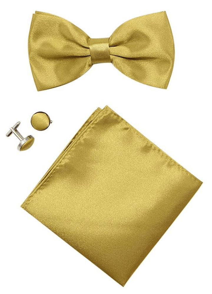 Men'S Scarf and Bow Tie Three-Piece Suit - MRSLM