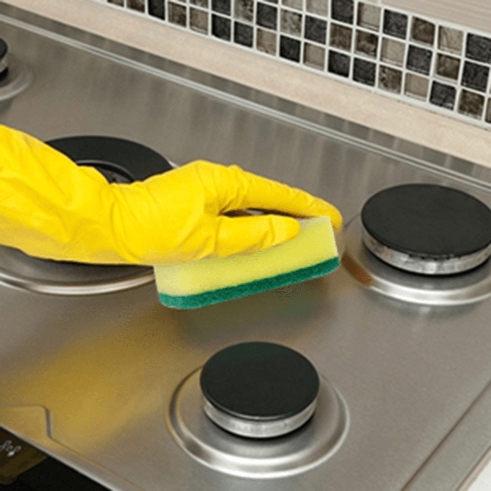 Kitchen Cleaning Brush Utensils Cleaner Press Type Non-Stick Oil for Kitchen Hydraulic Dishwashing Decontamination Tools Pot Artifact - MRSLM