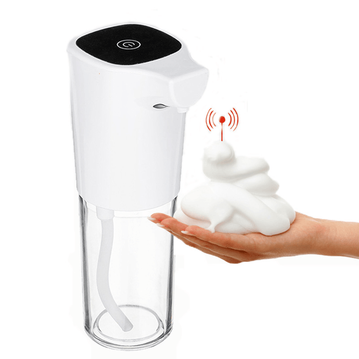 300Ml Intelligent Electric Infrared Sensor Hand-Free Soap Dispenser Waterproof Shampoo Bathroom Wall Mounted Liquid Dispenser - MRSLM