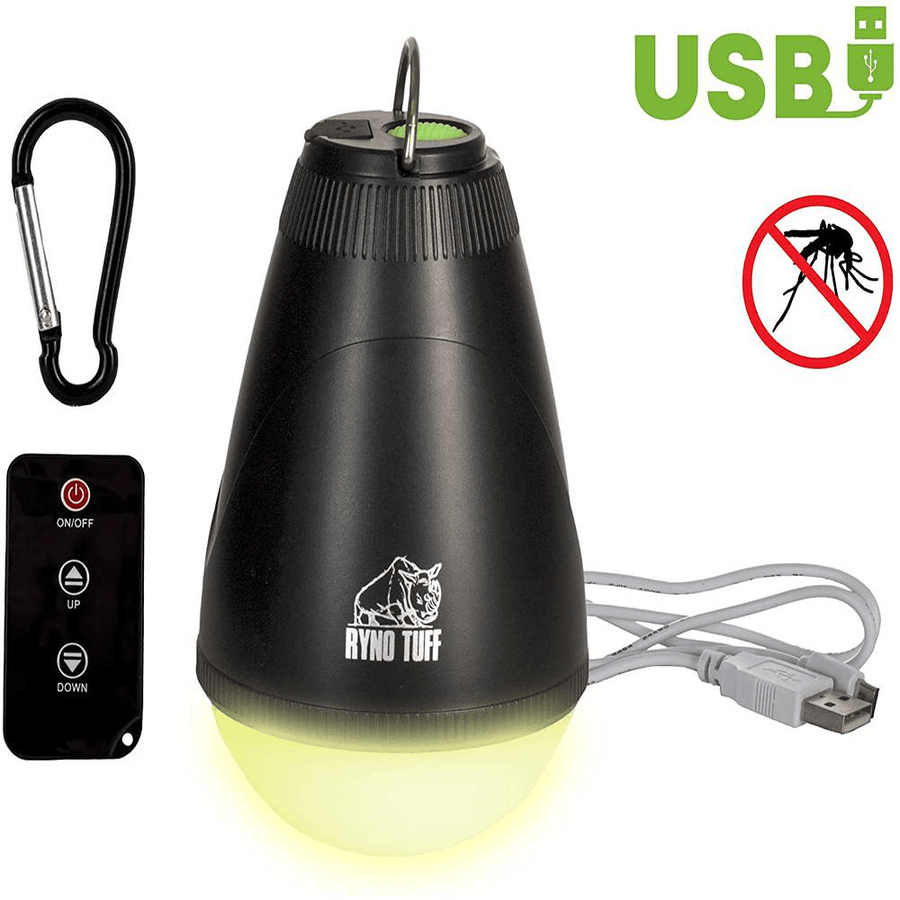 USB Rechargeable Mosquito Repellent LED Lamp IP65 Waterproof LED Camping Light with Remote Control - MRSLM