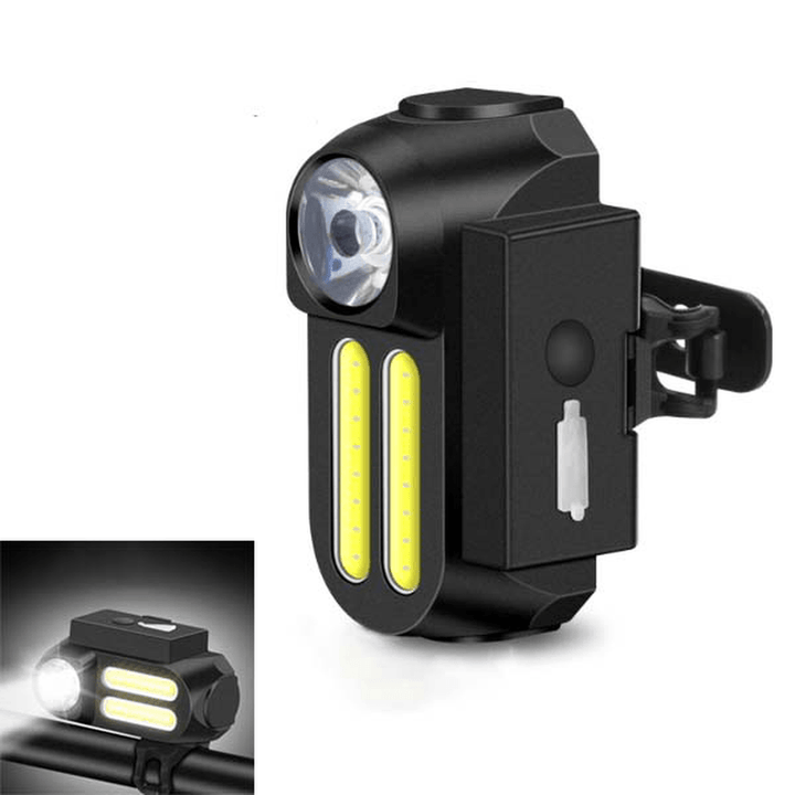 XANES® XL42 650LM XPE Headlight Far near Distance Bike Front Light USB Rechargeable 4 Modes 90 Adjustable Waterproof Camping Hiking Cycling Fishing Light - MRSLM