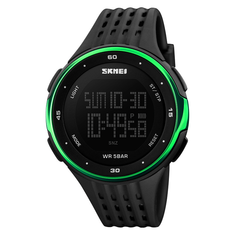 SKMEI Multifunction Luminous Display Stopwatch Double Time Alarm Waterproof Sports Watch Digital Watches - MRSLM