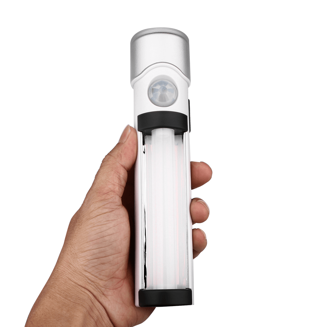 Kingso 3-In-1 Induction Night Light Flashlight Human Body Infrared Light Control LED Intelligent Emergency Light - MRSLM