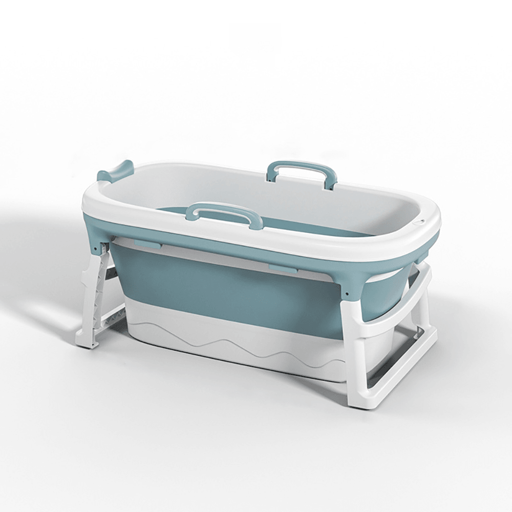 1.15/1.38M Large Thickened Bathtub Bath Barrel Adult Children'S Folding Tub Basin Baby Swim Tub Sauna 2Size - MRSLM