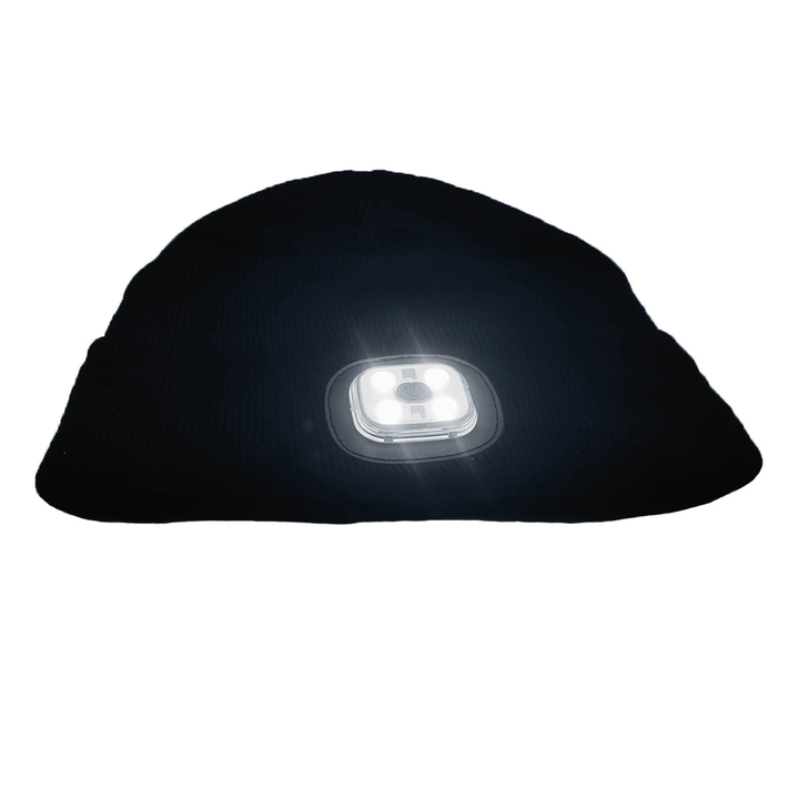 Bluetooth Knitted Hat Outdoor Night Running Night Fishing Led Light - MRSLM