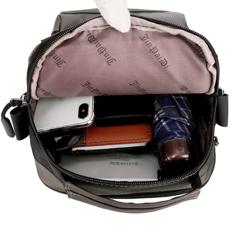 Men Oxford Business Shoulder Bags Multi-Pocket Chest Bag - MRSLM