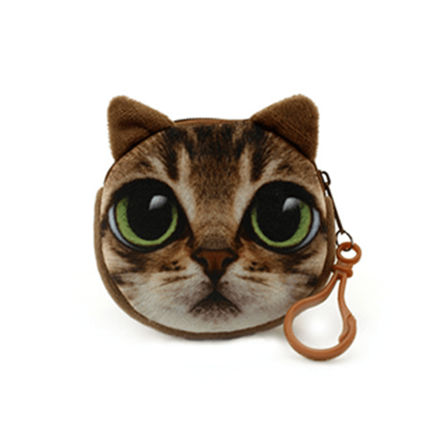 Cute Animal Cat Stuffed Plush Toy Handbag Chain Doll Toy Gift Collection - MRSLM