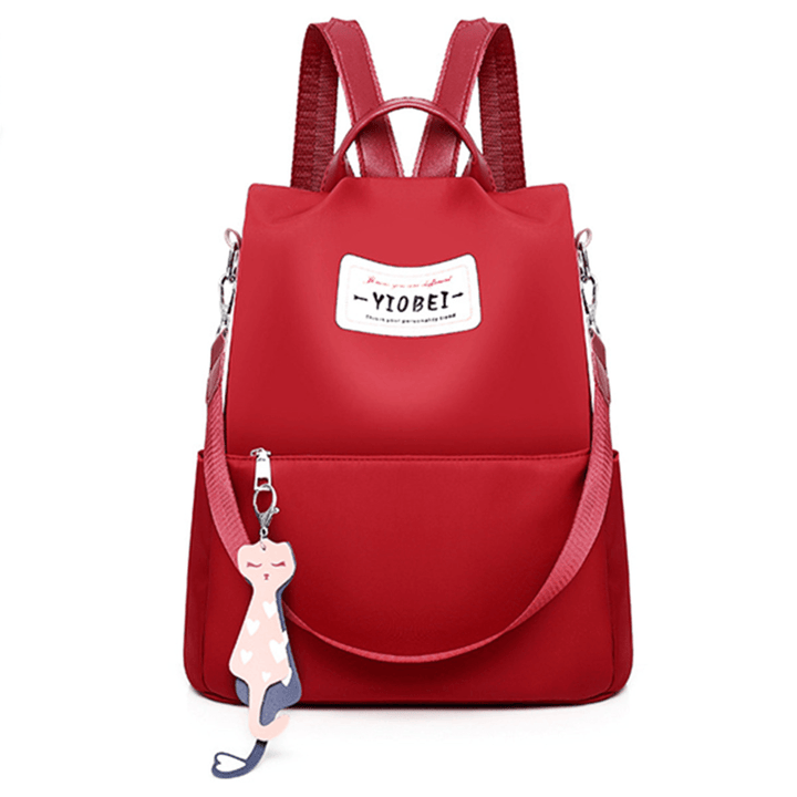 Outdoor Women Anti-Theft Backpack Oxford Cloth Waterproof Shoulder Bag Girls School Back Pack - MRSLM