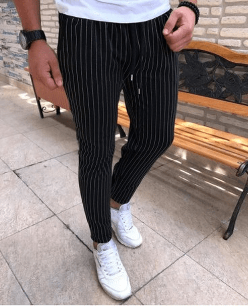 Wish Aliexpress Ebay Hot Sale Men'S Striped Casual Pants - MRSLM