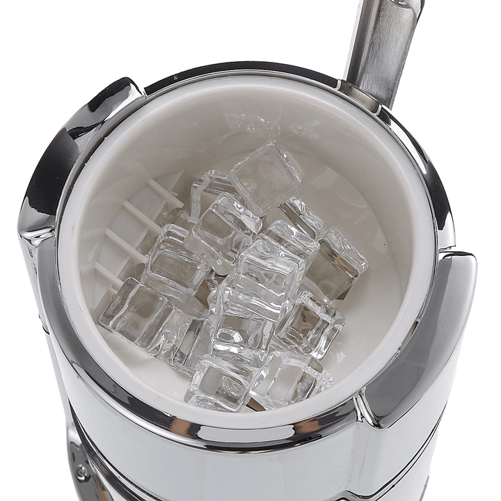 Household Manual Hand Ice Crusher Shaver Shredding Snow Cone Maker Machine Home Drinkware Device - MRSLM
