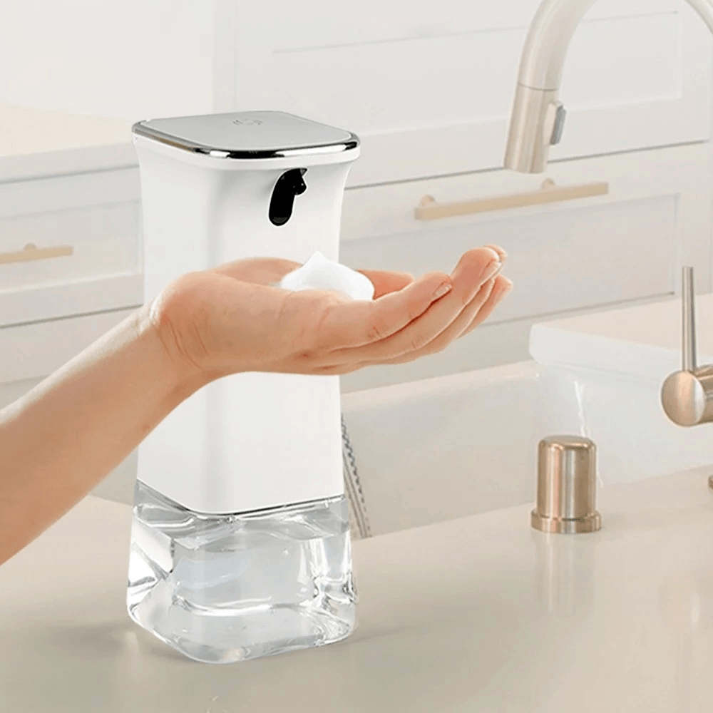 ENCHEN 280ML Automatic Touchless Foam Soap Dispenser with Infrared Motion Sensor Liquid Soap Dispenser for Bathroom Kitchen - MRSLM